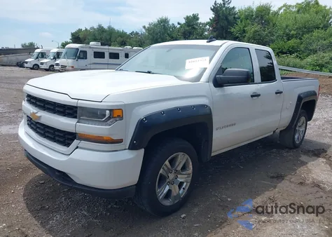 2018 Chevrolet Silverado 1500 Custom из США, поврежденный, VIN 1GCVKPEC9JZ115043